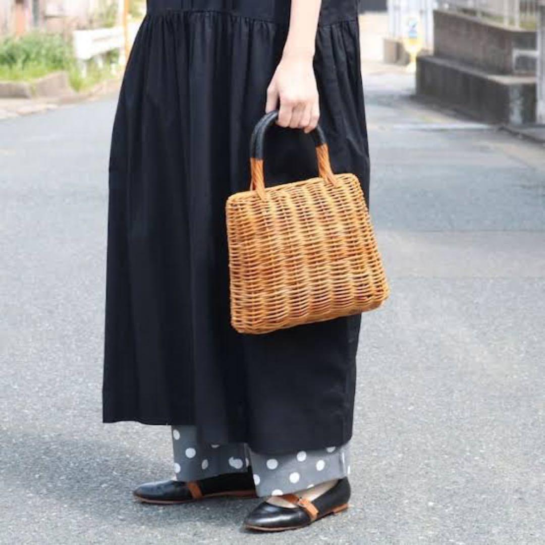 plein de bonnes choses シェルバッグ　アラログ　かごバッグ