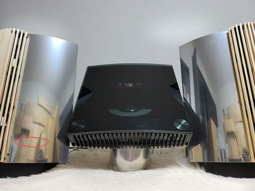 B&O Beosound 4,天然木製ケース付きBeolab 4000