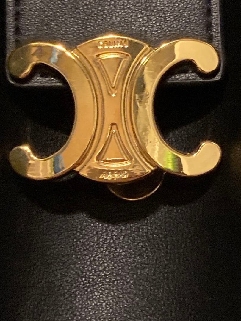 新品同様　レザー　本革　ブラック黒　ショルダーバッグハンド