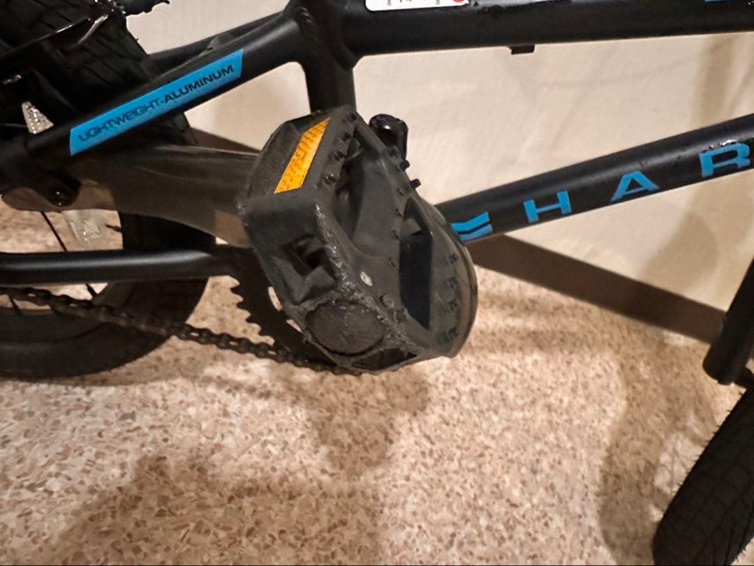 HARO BMX バイク ブラック・ブルー　14イン補助輪　　渋谷区引き取り限定