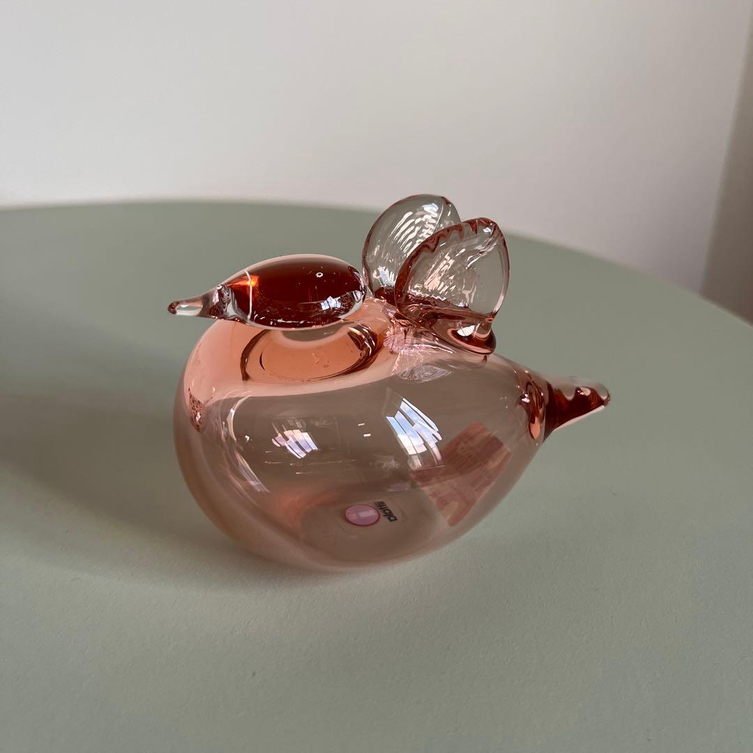 イッタラ　バード　マザー&ベビー　サーモンピンク　箱付き