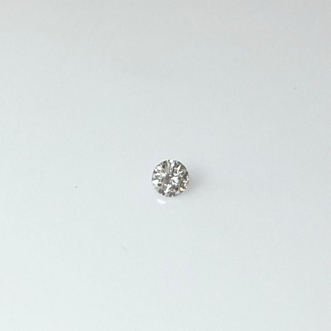 PT天然ダイヤモンド片耳ピアス 0.165ct ソーティング付き