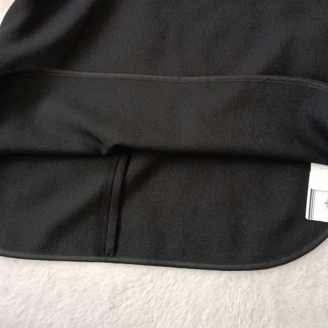 TIARA ティアラ 襟付きブラウス ブラック×ホワイト 上品 きれいめ タグ付