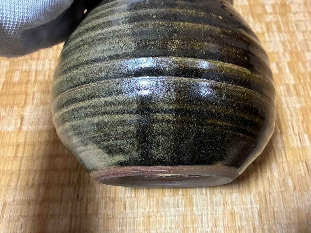 茶道具 丹波焼 水指 陶印あり 作家物 木箱入