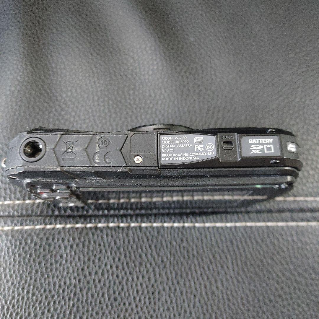 RICOH WG-60 ブラック 【動作確認済】防水・耐衝撃 デジタルカメラ
