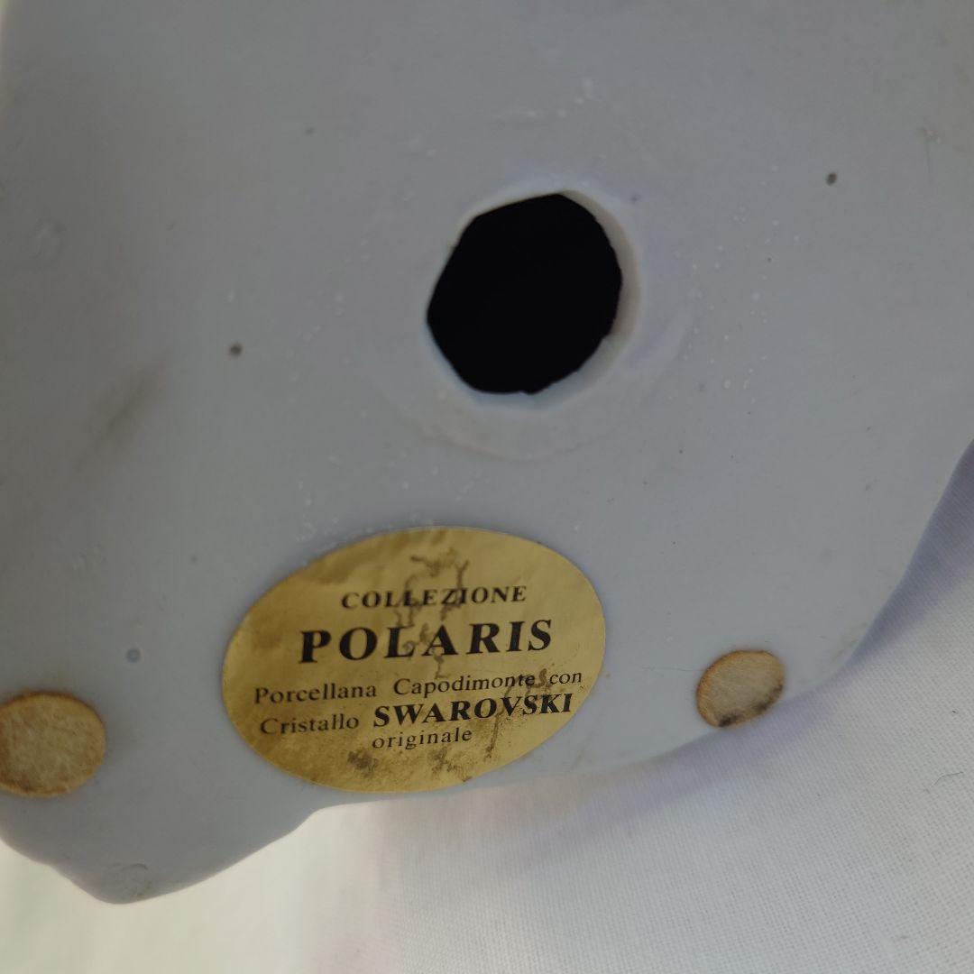 スワロフスキー オウム 置き物 イタリア製