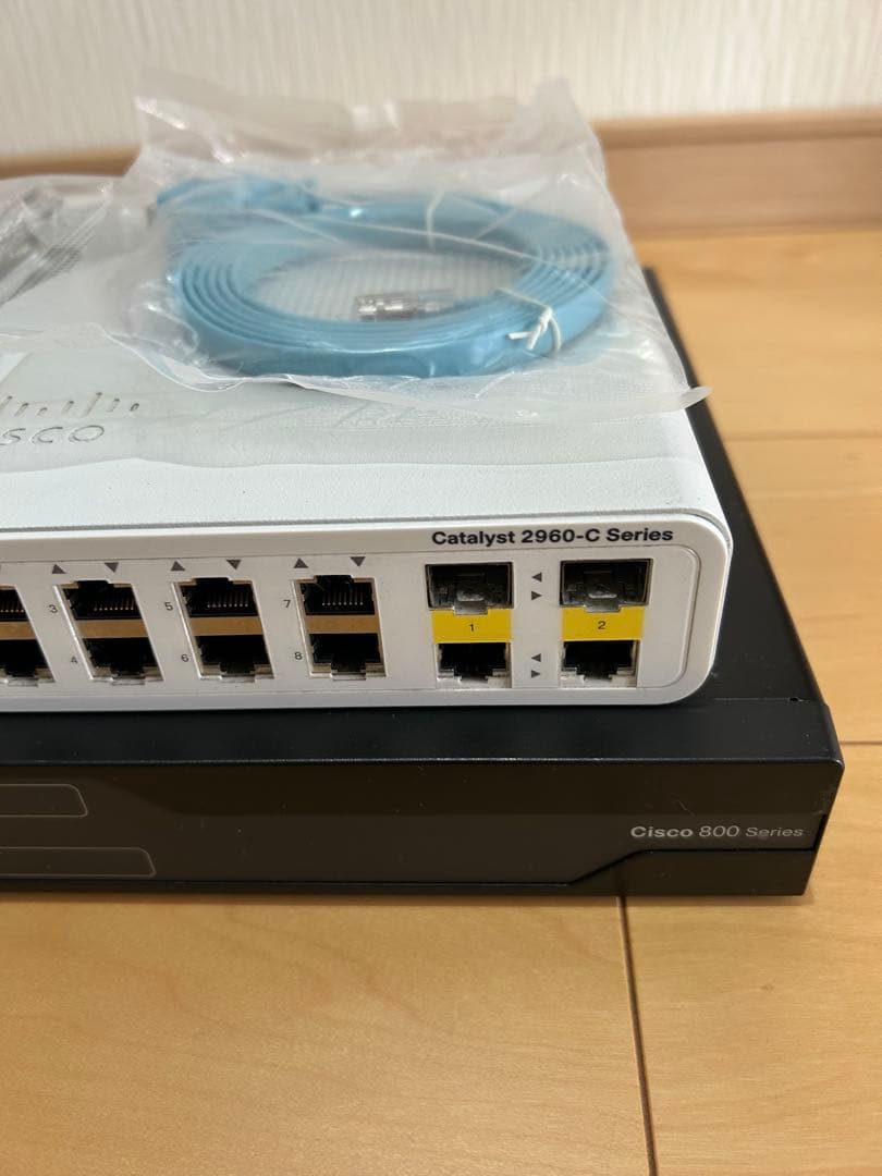 【CCNA、CCNP】静音セット 2台セットCisco 891FJ、2960