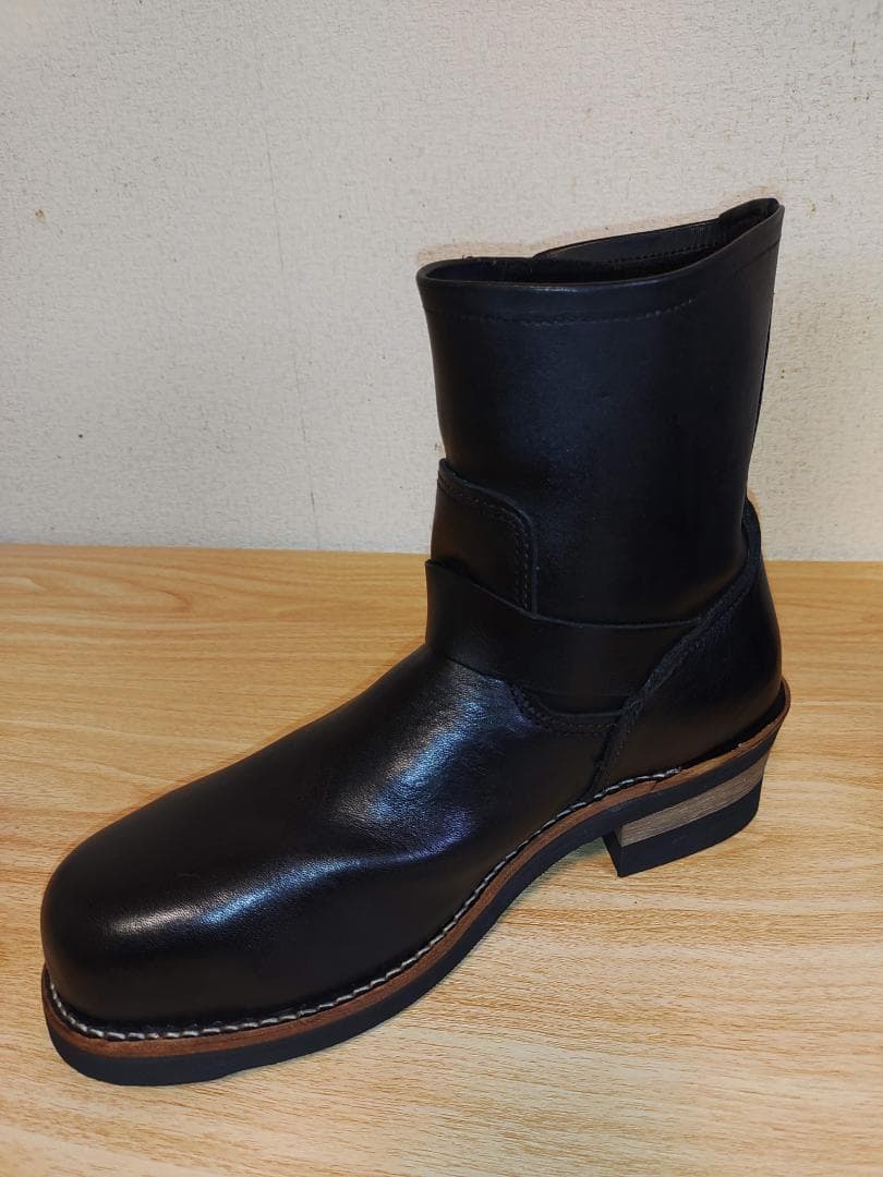 【最終処分価格!】HAWKINS 黒 レザー エンジニアブーツ 25.5Cm