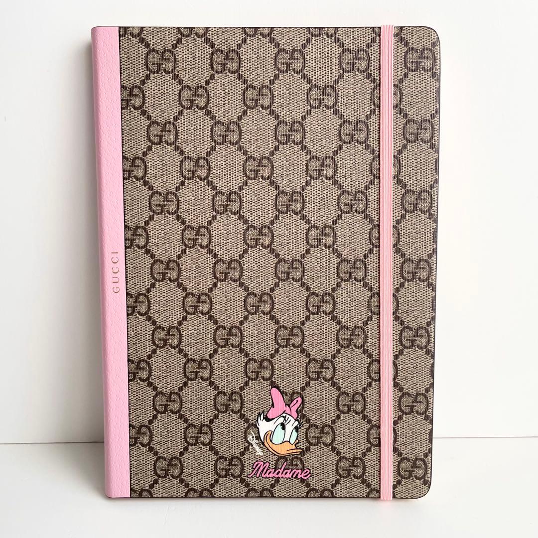 グッチ GUCCI ノート ディズニー デイジー GGスプリーム ロゴ 新品