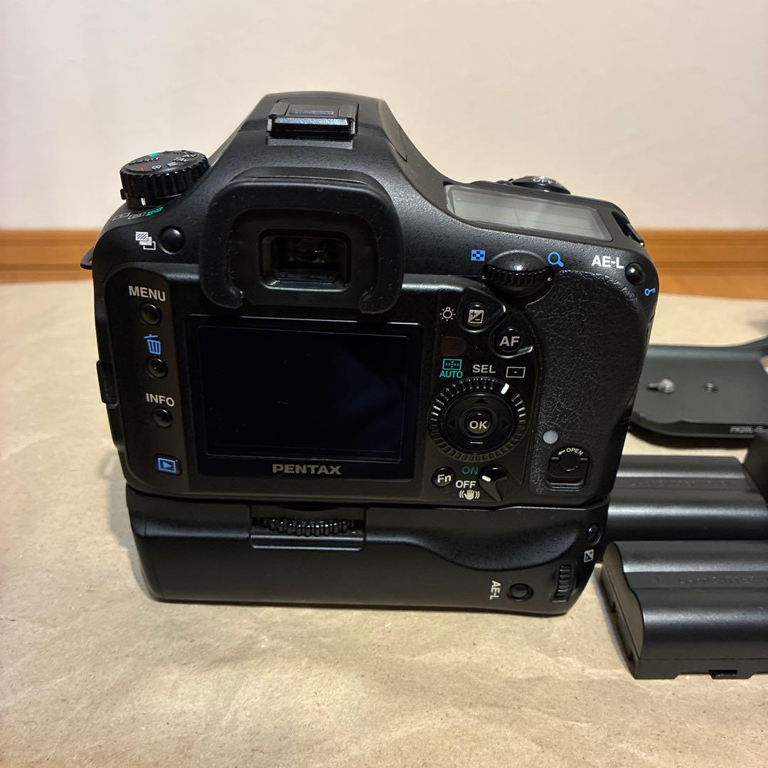 PENTAX K10D レンズ バッテリーグリップ付き
