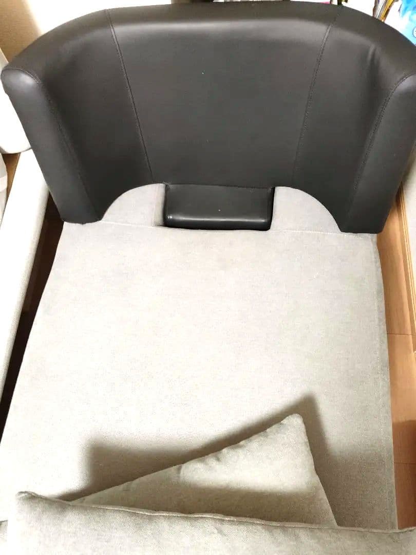 ニトリ　カウチソファー　シングルソファー