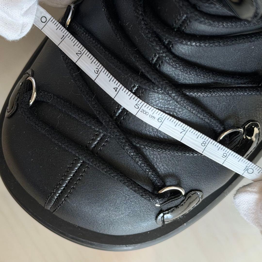 Demonia デモニア 厚底ロングブーツ ロック ゴスロリ V系 黒 26cm