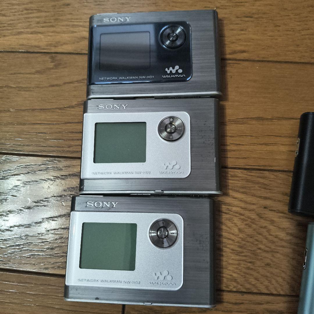動作未確認　SONY NＷ-HD3 と2と1合計5ネットワーク　ウォークマン