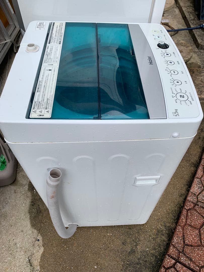福岡市内配達無料　縦型洗濯機　ハイアール　単身用　2017年