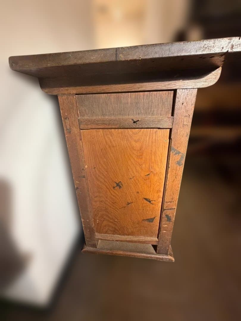 引*マ様 昭和レトロ 小学校 収納棚 木製 キャビネット 学校家具 古家具 ヴィ