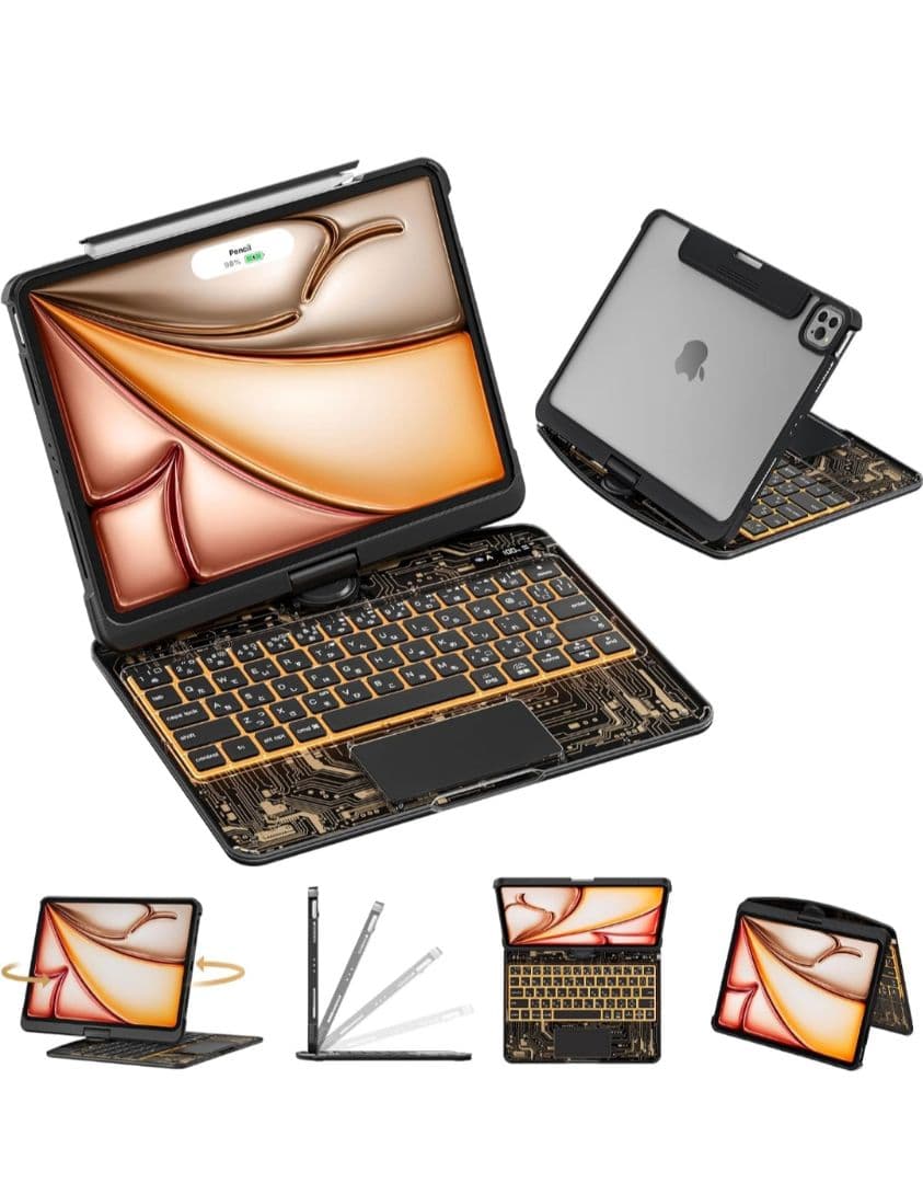 iPadケース キーボード付き