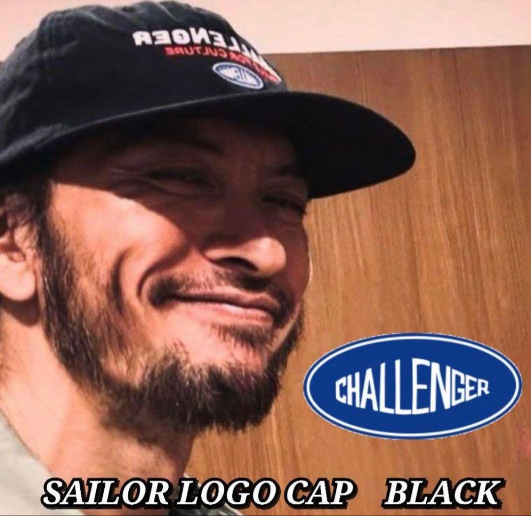 CHALLENGER　SAILOR LOGO CAP　BLACK　長瀬智也