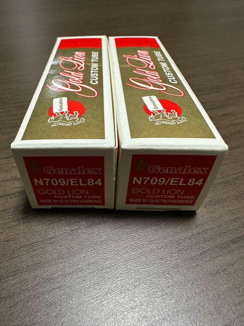 新品同様 Genalex GOLD LION EL84 N709 マッチ2本
