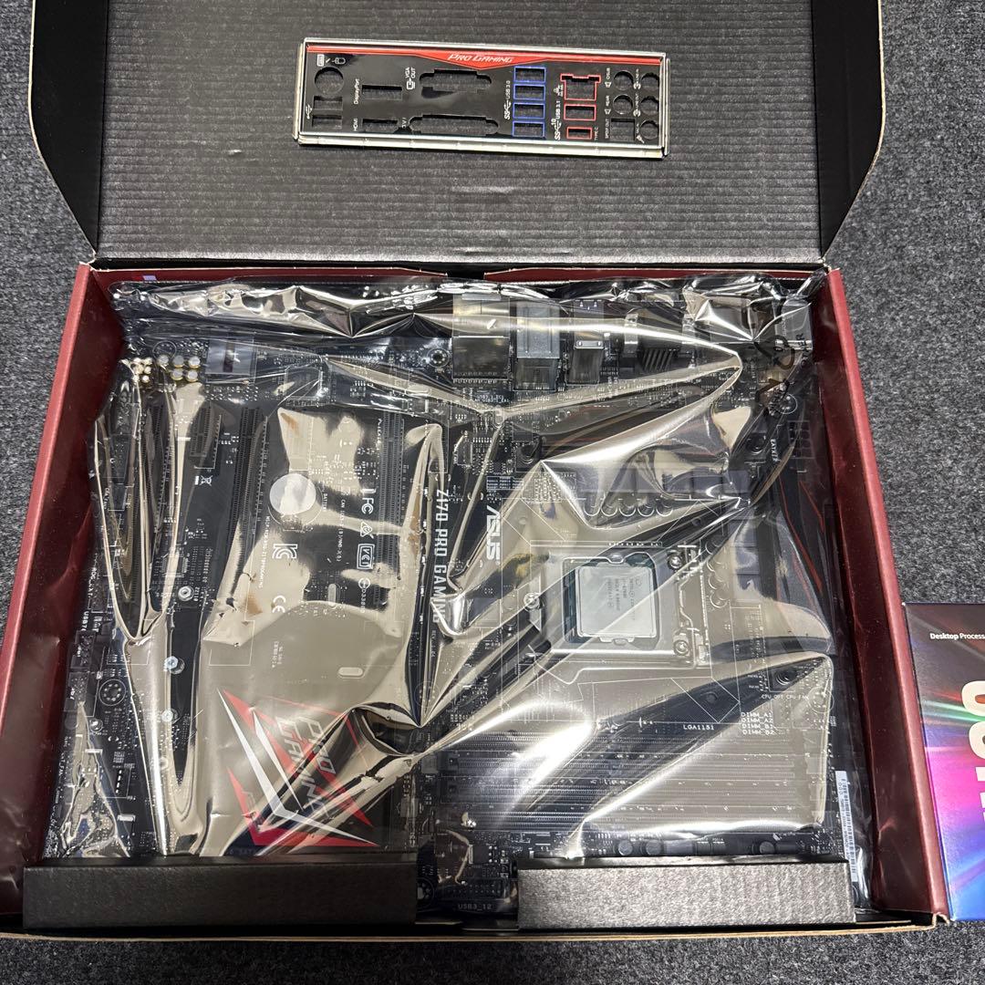 ASUS Z170 PRO GAMING CPU、クーラーセット　メモリのみ欠品
