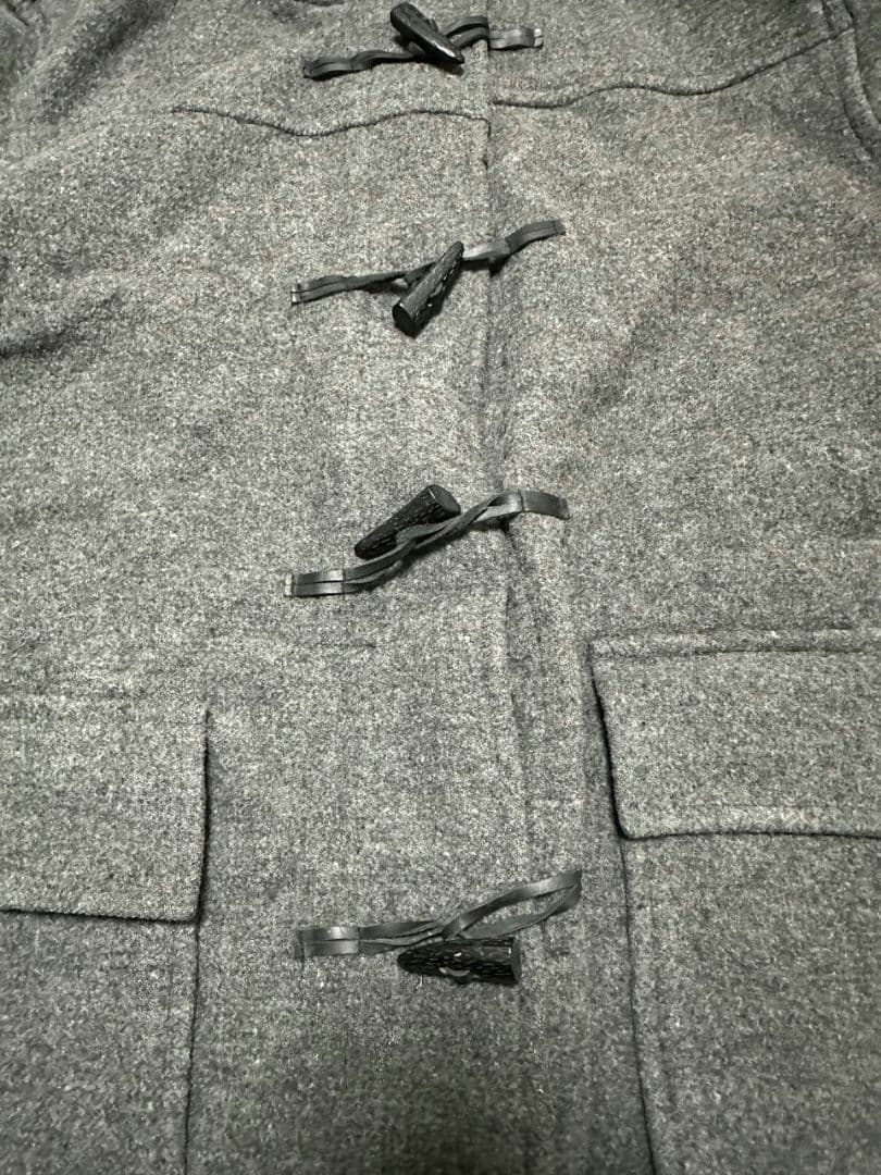 BURBERRY バーバリー ダッフルコート グレー ノバチェック ウール