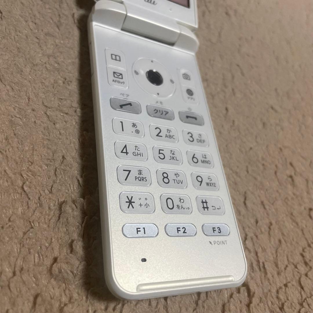 GRATINA 4G KYF31 白 ホワイト ガラケー SIMフリー 携帯電話