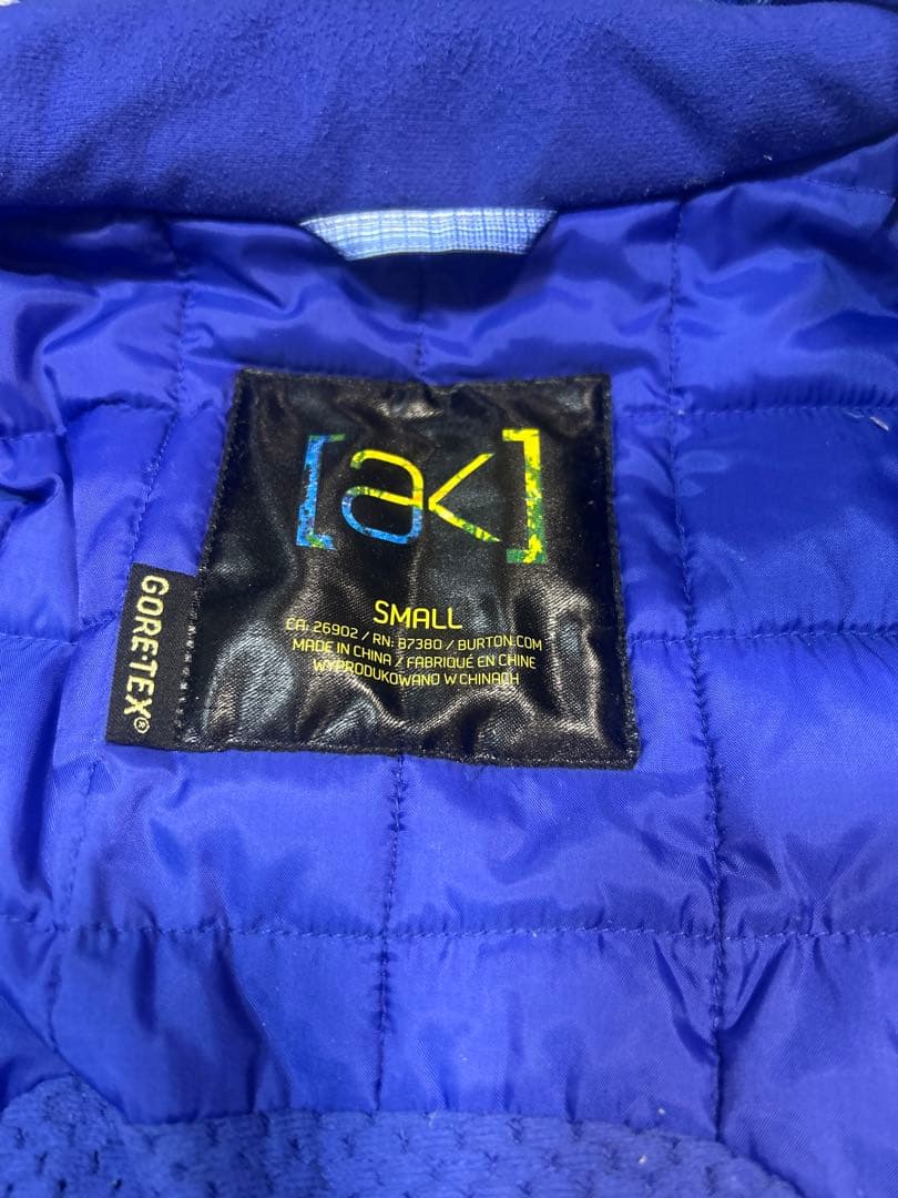 BURTON ak GORE-TEX ジャケット S上位モデル スノボ　ブルー