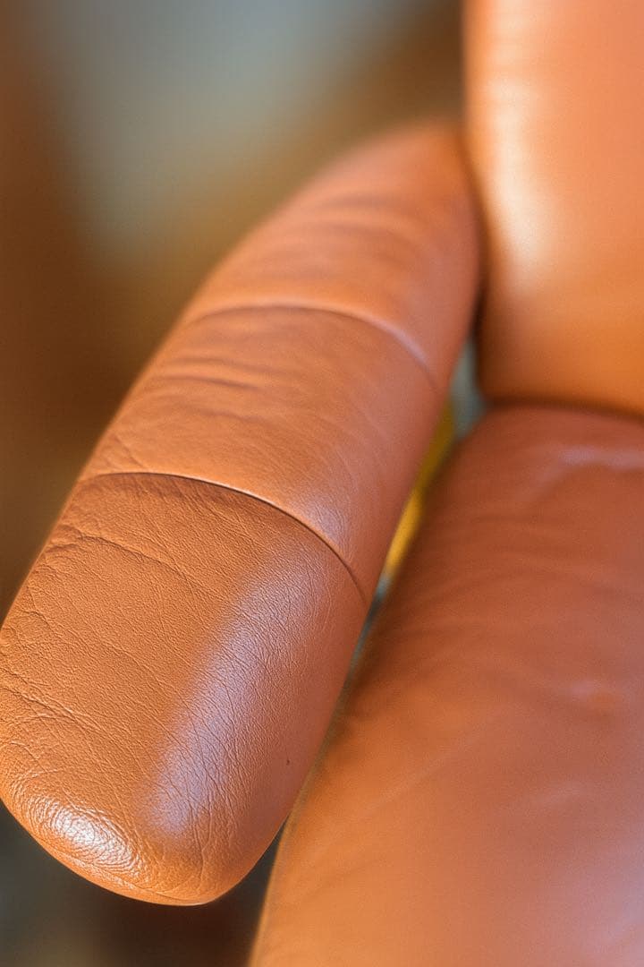 美品　エコーネス ストレスレス コン サル 本革リクライニングチェア