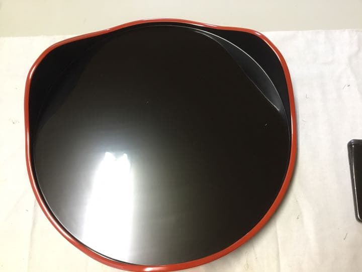 1人御前　山道形　朱塗　輪島塗