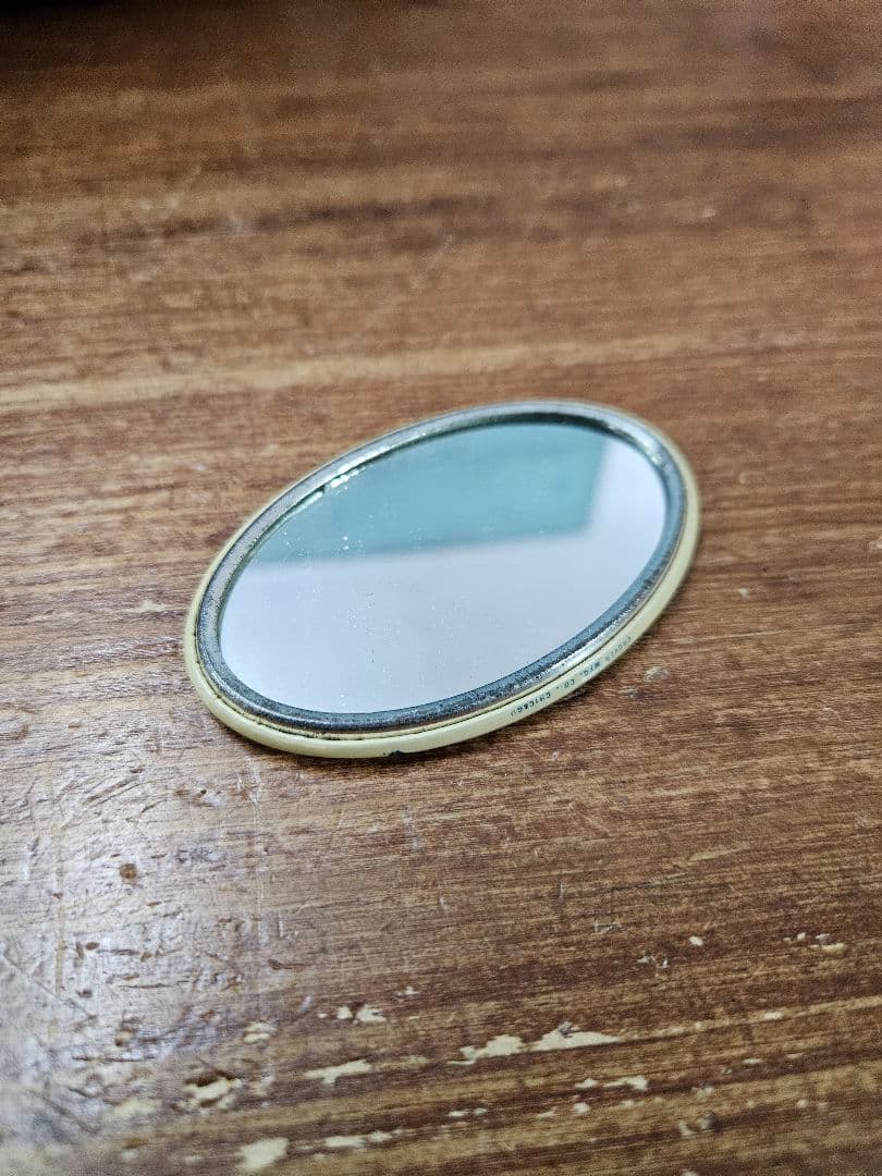 1910s FINCK’S POCKET MIRROR 楕円型 ポケットミラー