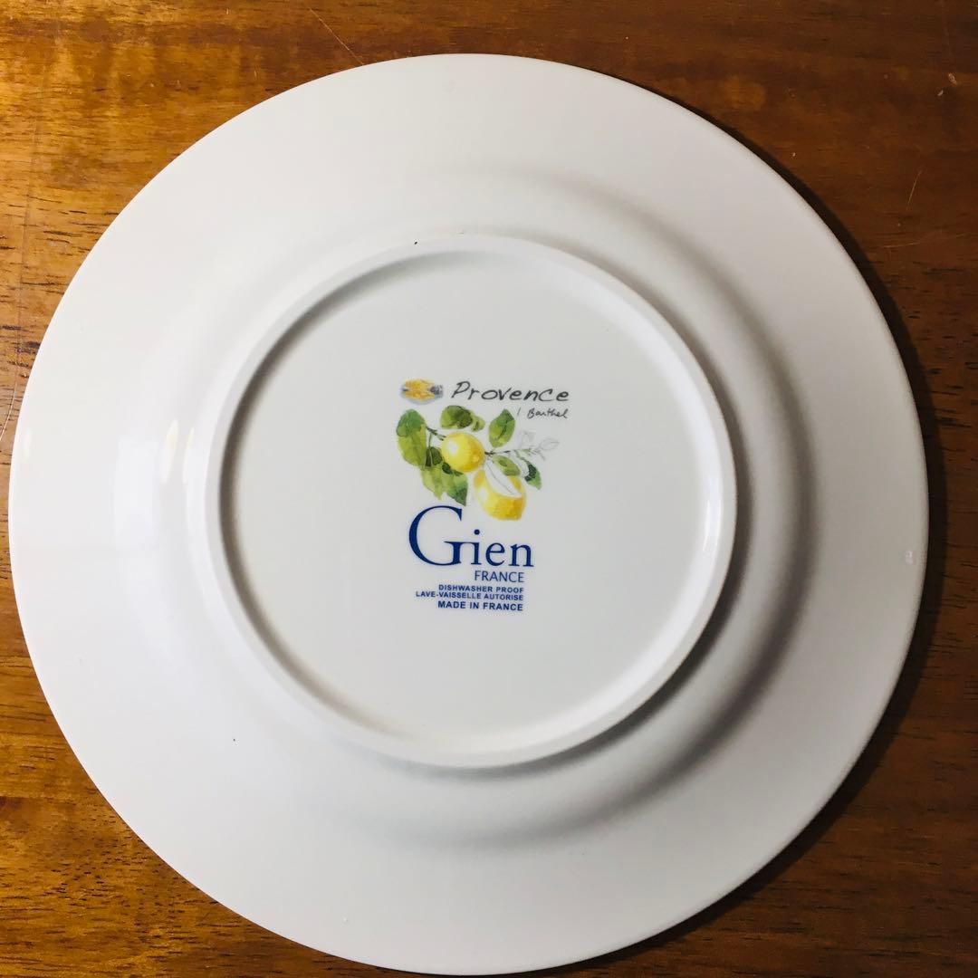 【人気】Gien フランス　ジアン窯　プロヴァンス Provence 4枚セット