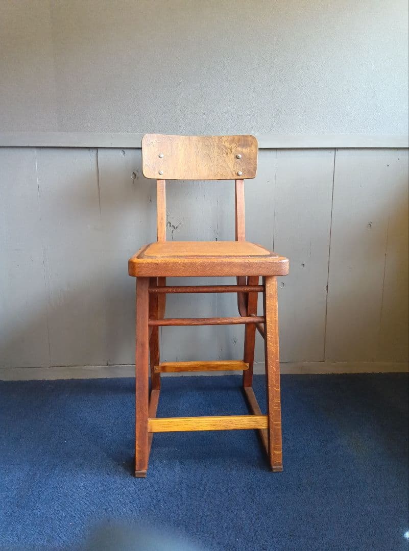 木製子供用スツール　ヴィンテージ　レトロ