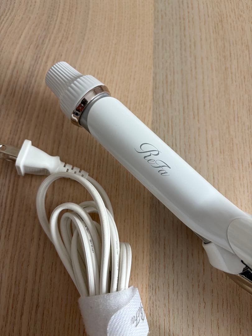 【美品】ReFa◆RE-AG00A ホワイト カールヘアアイロン26mm