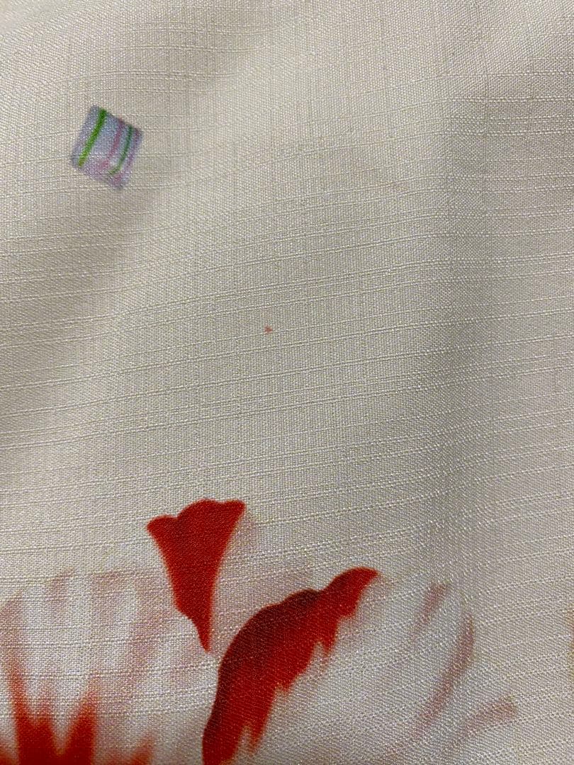 ふりふ　単品 浴衣「飴椿」