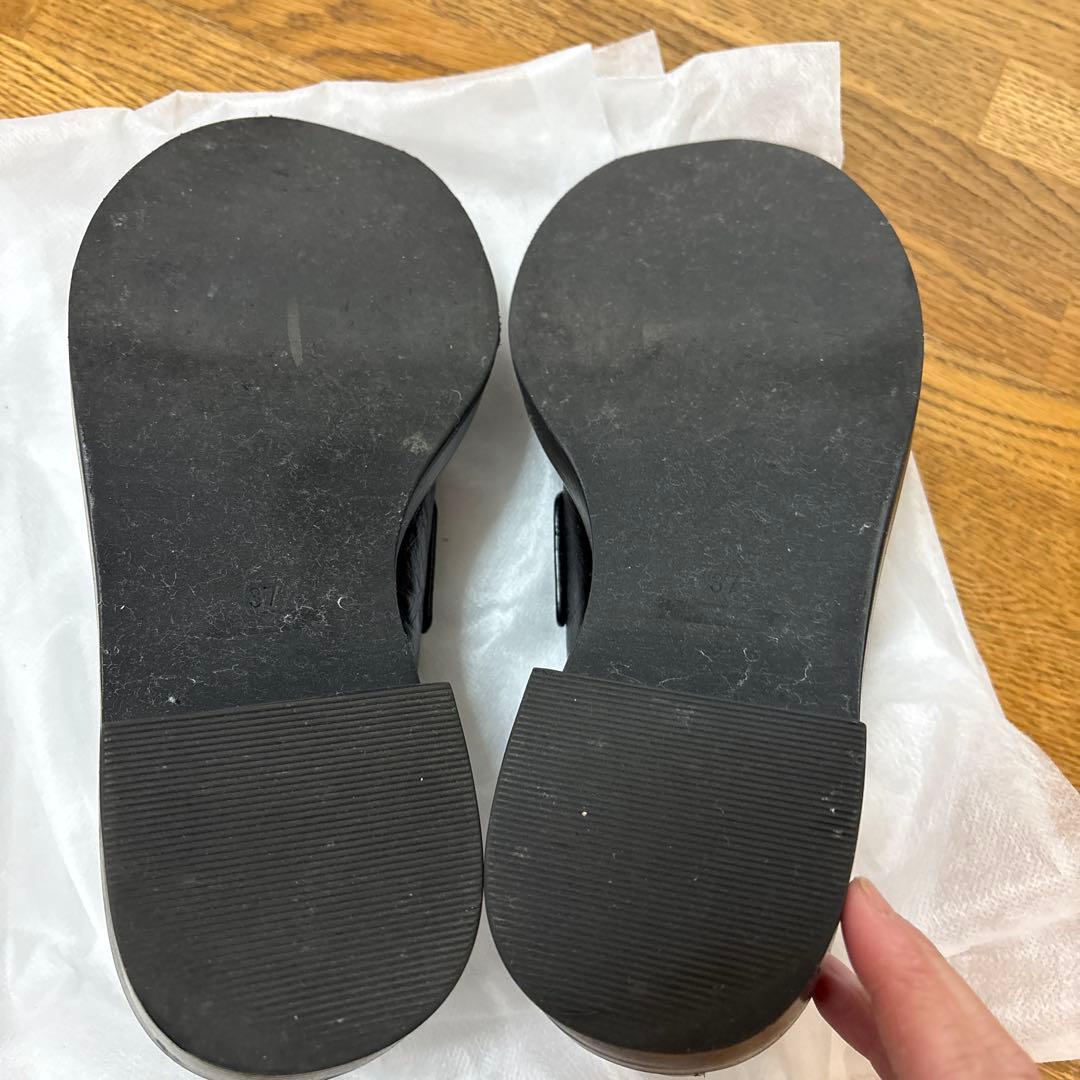 【ぽんた】ETRE TOKYO ボリュームソールローファー37