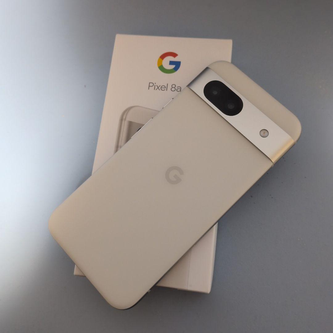 美品 Google Pixel 8a ポーセリン おまけ付き