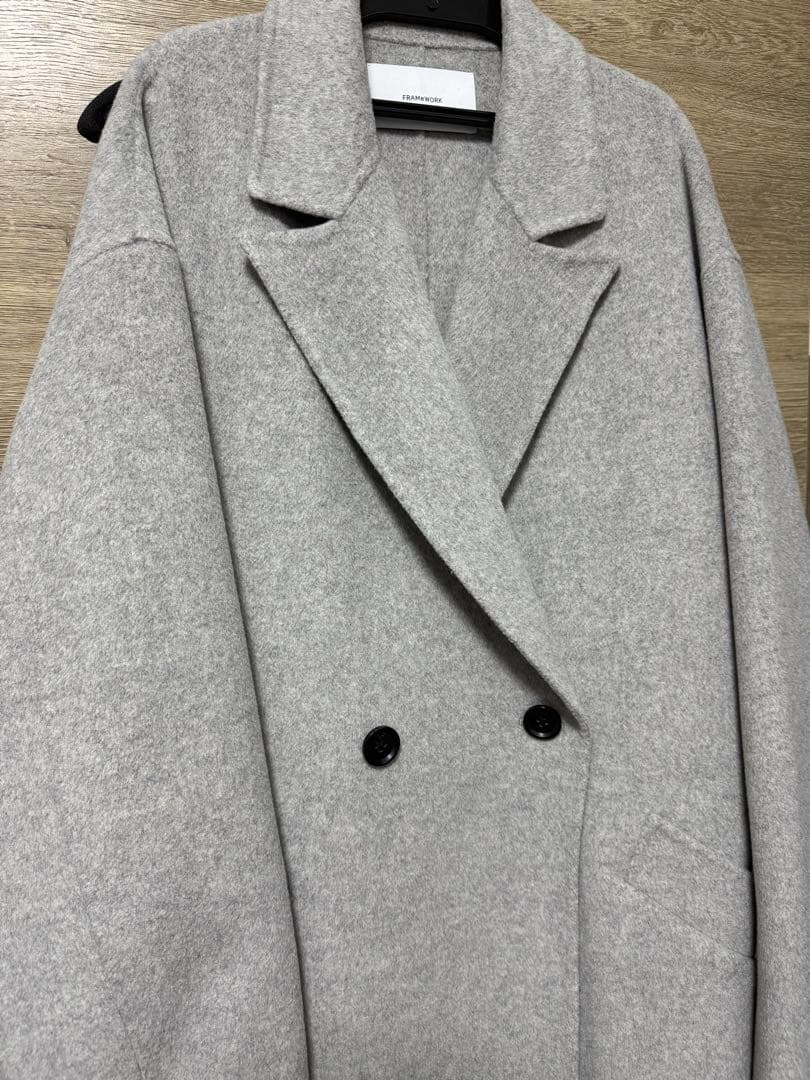 最終お値下げ‼️FRAMEWORK SUPER160‘s ダブルブレストコート