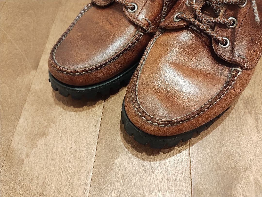 [USA製]80s REDWOOD MOCCASHIN レザー モカシン