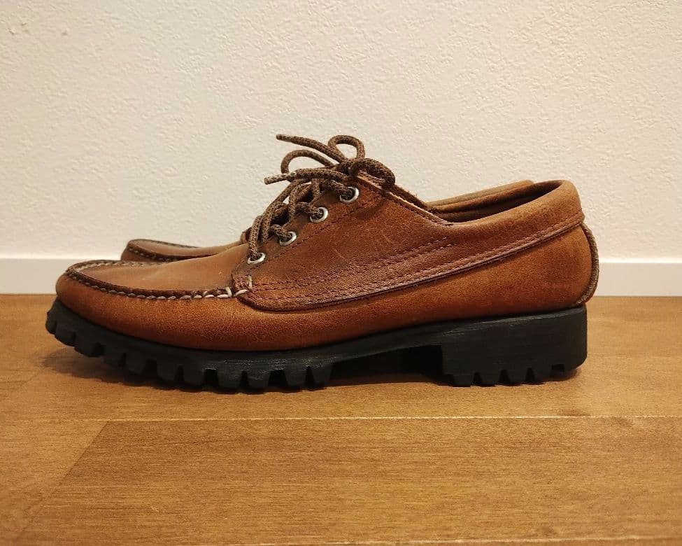 [USA製]80s REDWOOD MOCCASHIN レザー モカシン