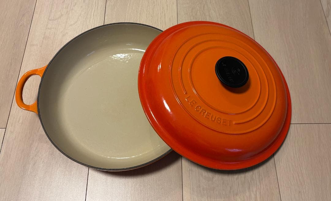 【専用】LE CREUSET ル・クルーゼビュッフェキャセロール26㎝ オレンジ