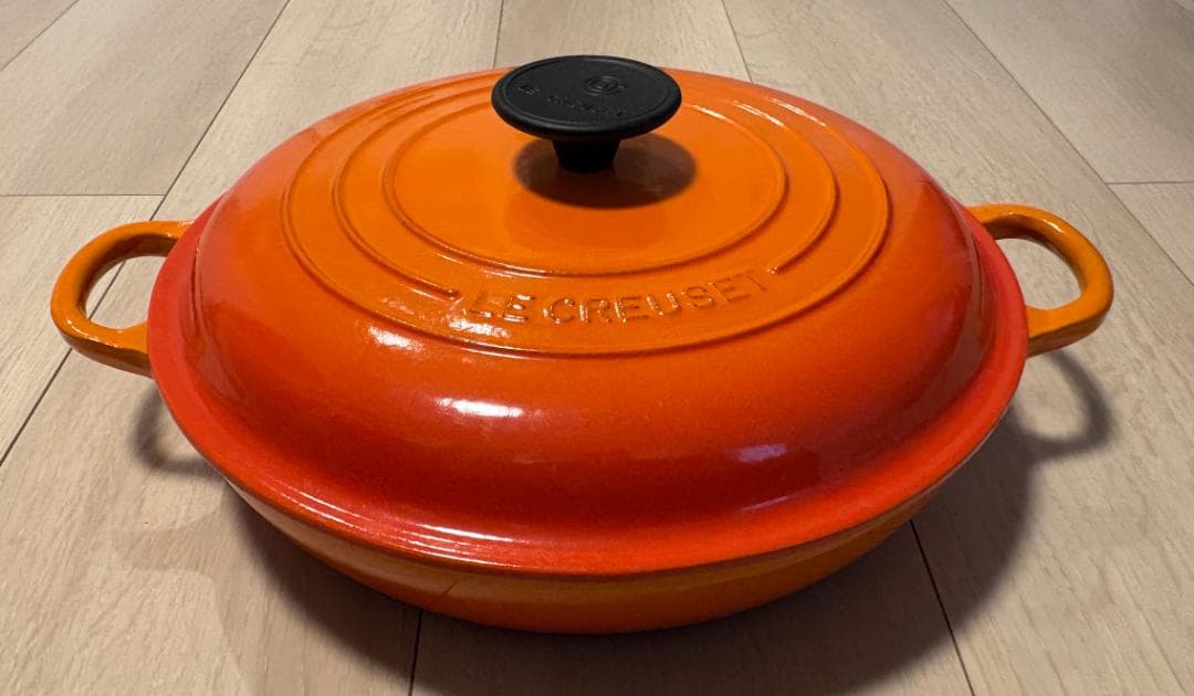 【専用】LE CREUSET ル・クルーゼビュッフェキャセロール26㎝ オレンジ