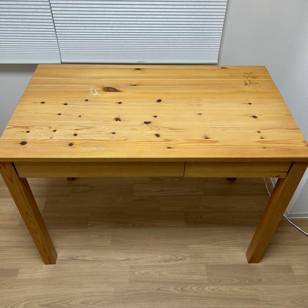 無印良品 デスク 学習机 パイン材