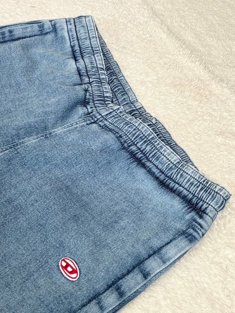 【美品】DIESEL D-LAB-NE スウェットデニムパンツ XL