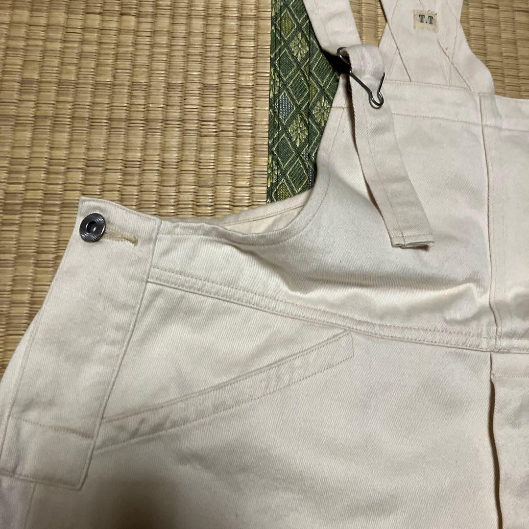 taiga takahashi オーバーオール　デニム　バッグ　oldjoe