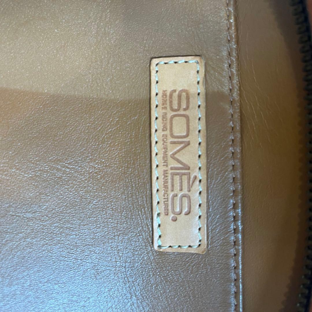 天皇御用達 ソメス サドル SOMES ビジネスバッグ本革ブラウンA4 自立