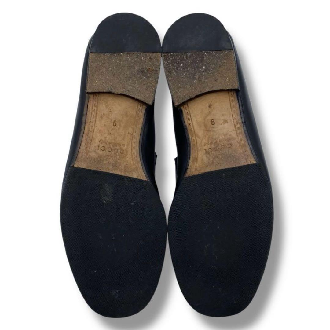 美品 GUCCI グッチ ホースビット 現行 レザー 革靴 ローファー ドレス