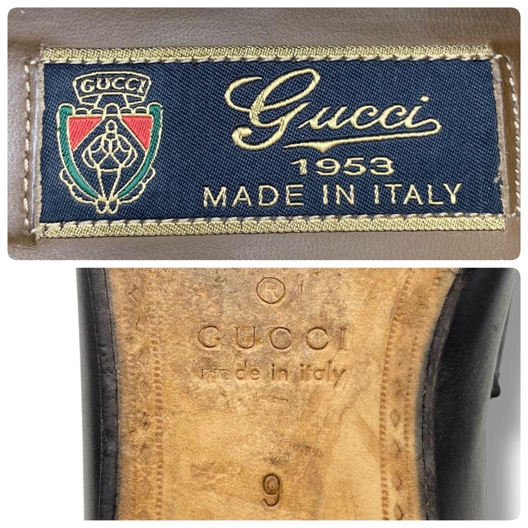 美品 GUCCI グッチ ホースビット 現行 レザー 革靴 ローファー ドレス