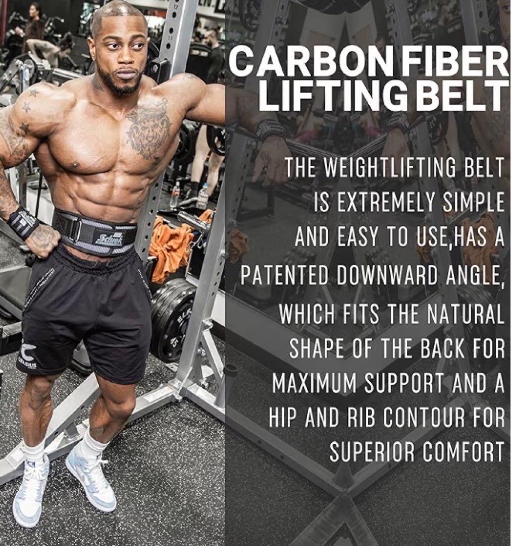 Schiek シーク トレーニングベルト Mサイズ　カーボン