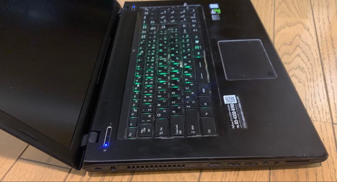 GALLERIA QSF960HGゲーミングノートPC Core i7