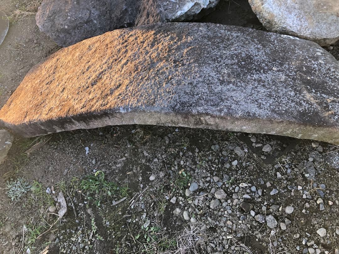 【茨城県南・引き取り限定】石 弓形橋 石橋 置物 日本庭園