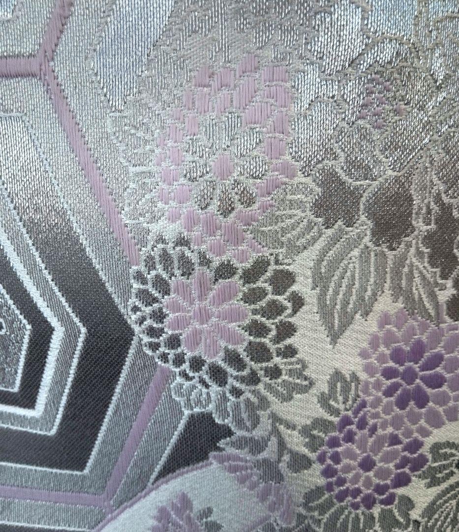 袋帯　二重太鼓　簡単3分着付　一部仕立(切らないで制作)　簡単作り帯